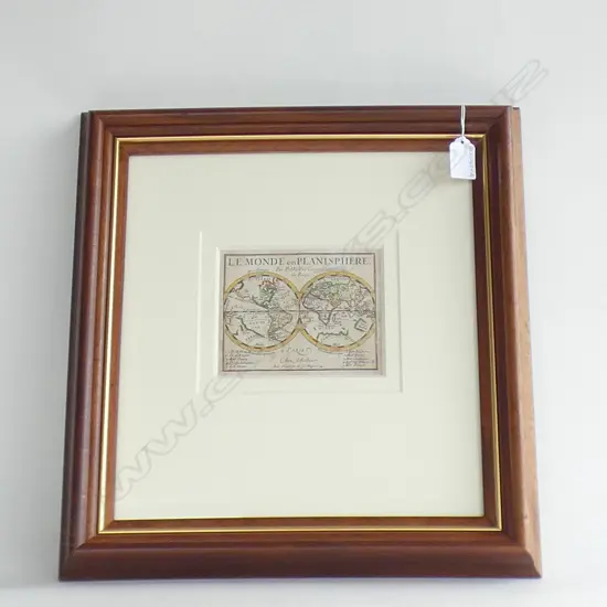 PIERRE DUVAL HAND COLOURED ENGRAVING 100 X 125mm