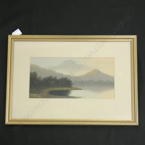 JOHN MAYCLAIR 'WANGANUI RIVER' OIL 150x300mm