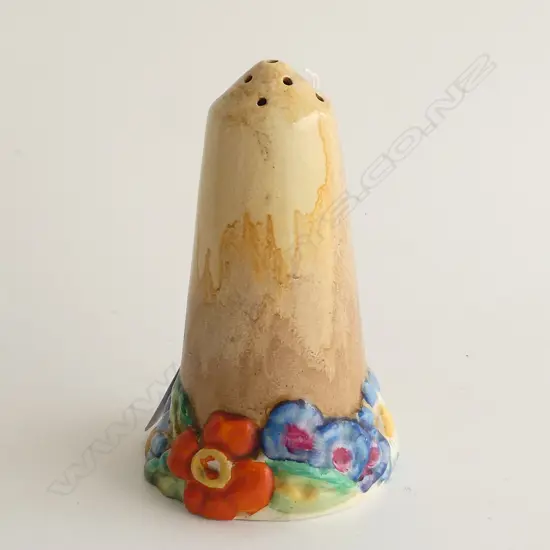 CLARICE CLIFF BIZARRE 'MY GARDEN' SUGAR SIFTER H.140mm