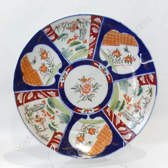 HAND PAINTED ORIENTAL CHARGER DIA 300MM