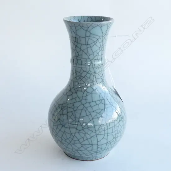 CELADON CRACKLE GLAZE VASE H.225mm