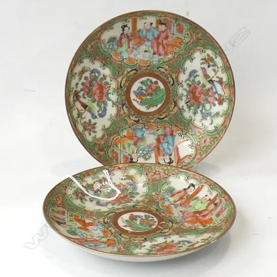 PR ORIENTAL FAMILLE ROSE PLATES DIA 150MM