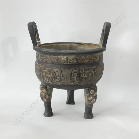 ARCHAIC STYLE ORIENTAL INCENSE BURNER H.225mm