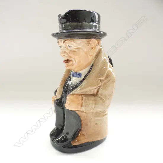 ROYAL DOULTON CHARACTER JUG - 'WINSTON CHURCHILL' H.135mm