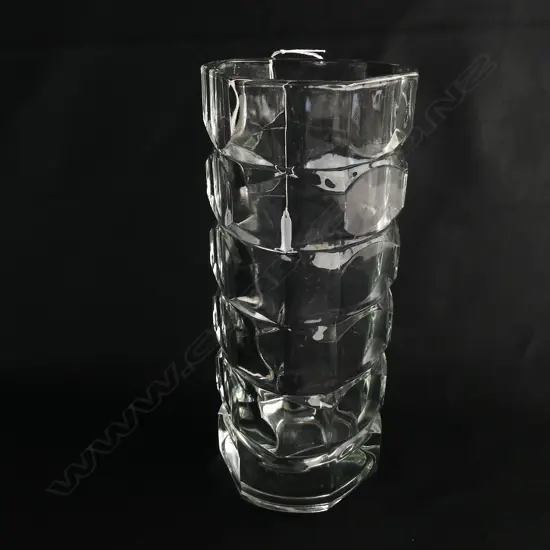 VINTAGE FRENCH GLASS VASE H.240mm