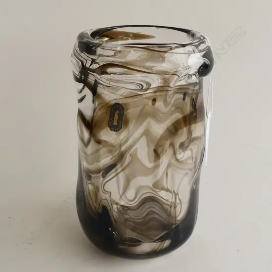 WHITEFRIARS ART GLASS VASE H.185mm