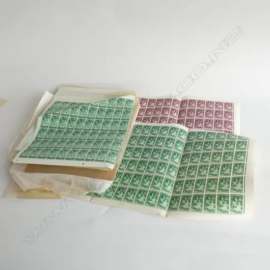 BAG ASST. HEALTH STAMP SHEETS