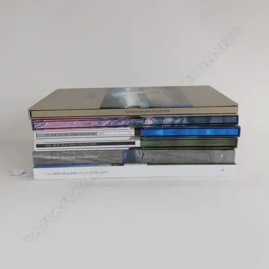 6 THE NZ COLLECTION STAMP BOOKS 2001 - 2006