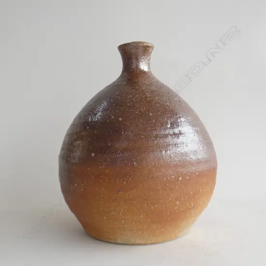 OLD JAPANESE SHIGARAKI KILNS OVOID VESSEL H.230mm