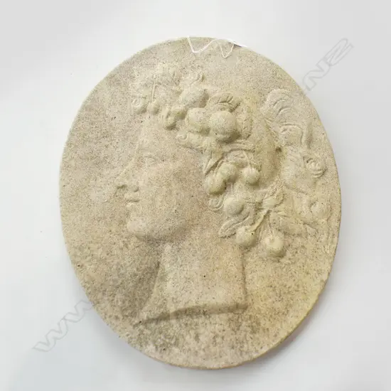 CLASSICAL PORTRAIT CONCRETE PLAQUE 370x310mm