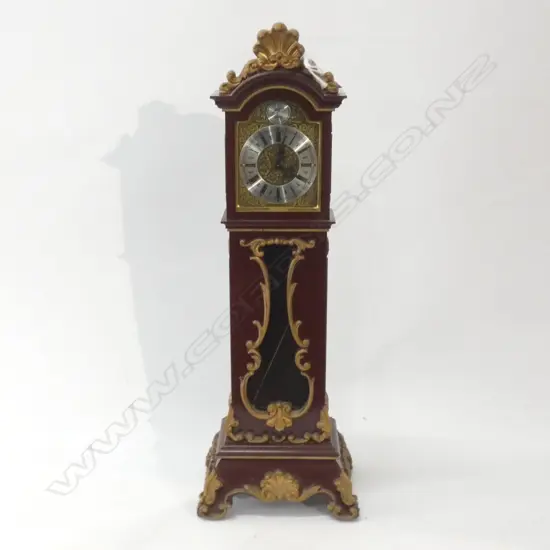 RETRO SMALL REPLICA LONGCASE CLOCK-WORKING