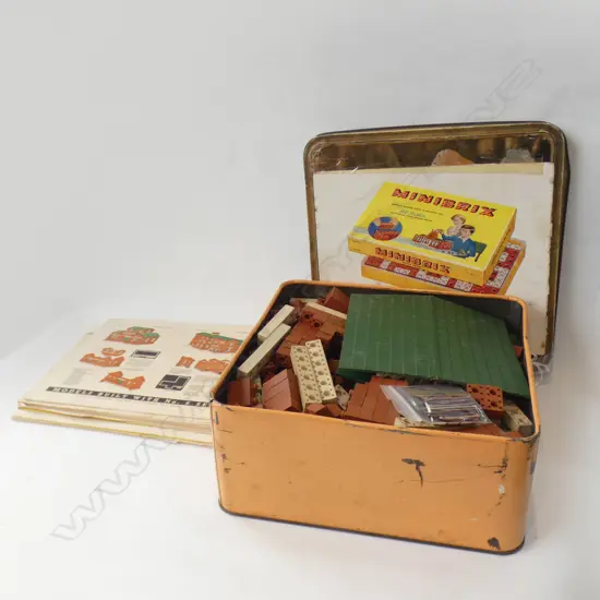 VINTAGE MINI BRIX & TUDOR BRIX BUILDING TOY- PRE-LEGO