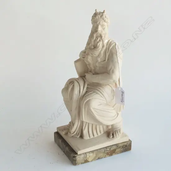 RESIN MODEL OF MOSES BY MICHELANGELO H 260 MM