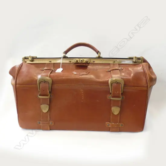 LEATHER DOCTORS BAG W.620mm