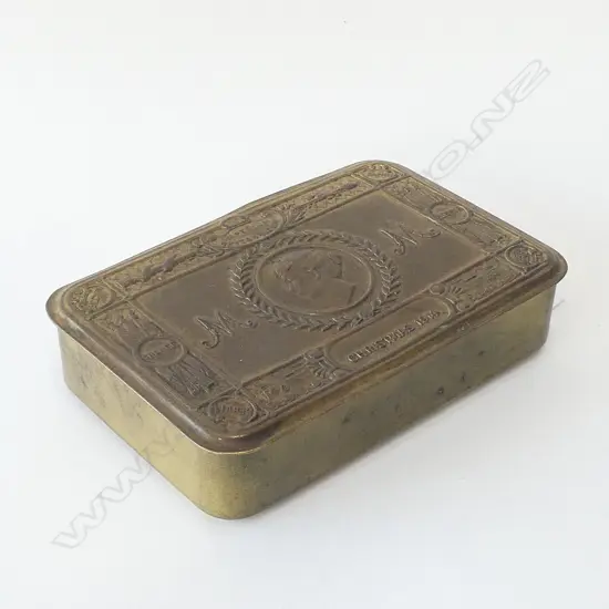 PRINCESS MARY WWI / 1914 GIFT FUND TIN W.130mm