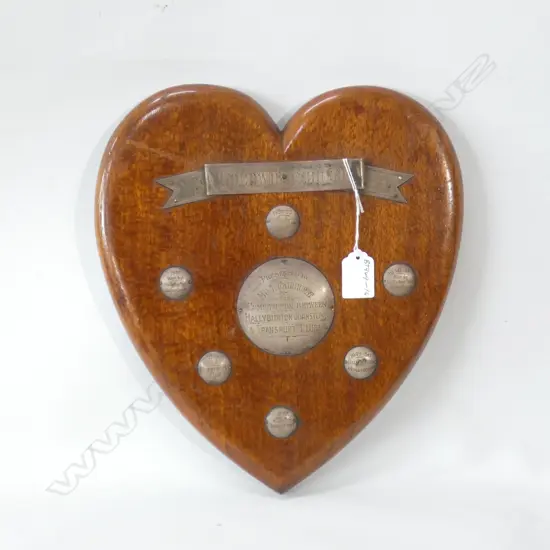 VINTAGE COMMEMORATIVE TROPHY SHIELD