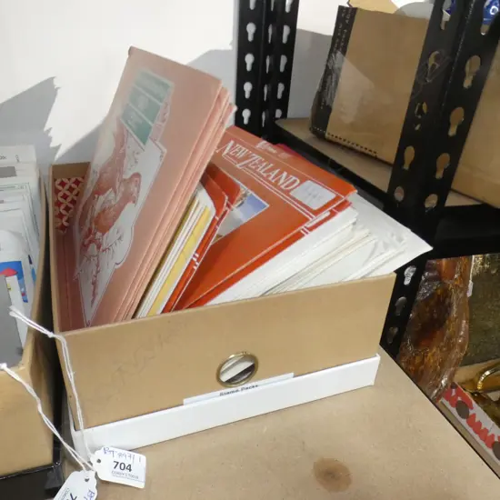 BOX NZ STAMP PACKS 1975 ONWARDS