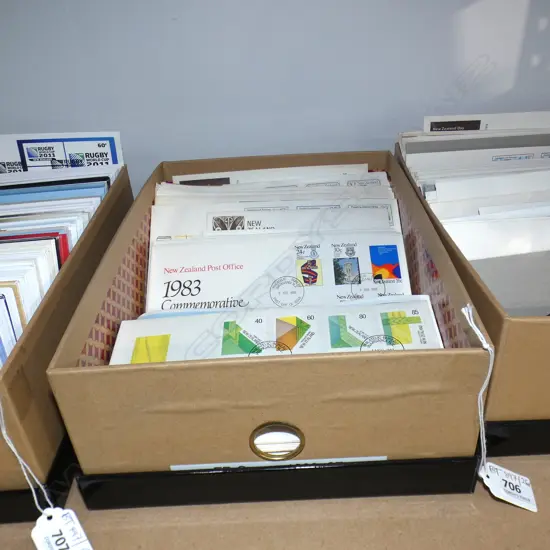 BOX NZ FIRST DAY COVERS 1980 - 87