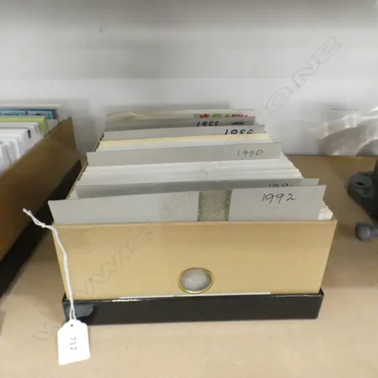 BOX NZ FIRST DAY COVERS 1988 - 1992