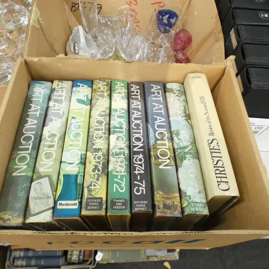 BOX LOT CHRISTIES AUCTION RECORDS