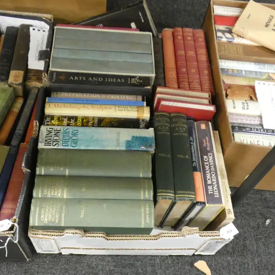 BOX LOT BOOKS; ART HISTORY