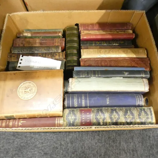 BOX LOT BOOKS; VICTORIAN LITERATURE