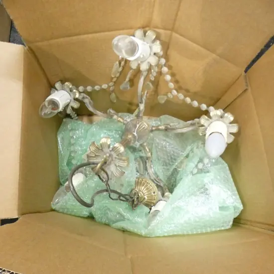 VINTAGE 5 ARM CHANDELIER 450mm dia