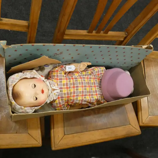 VINTAGE PEDIGREE DOLL, IN ORIG. BOX H.520mm