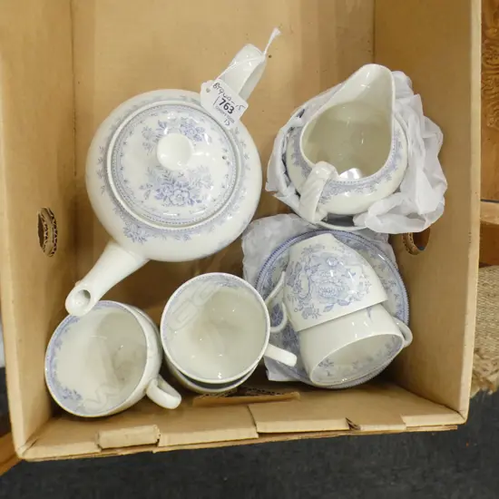 BURLEIGH CHINA- TEAPOT/DUO’S/CREAM/SUGAR