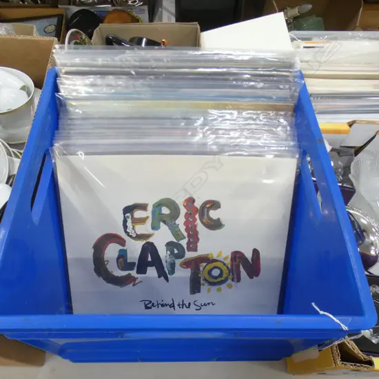 BOX LOT RECORDS; BOWIE, CLAPTON ETC