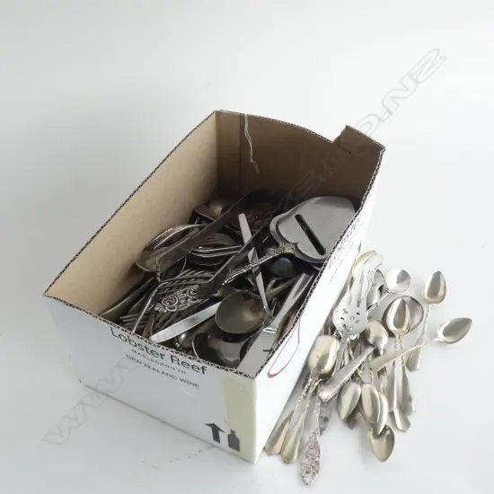BOX S/PLATE CUTLERY + TEASPOONS