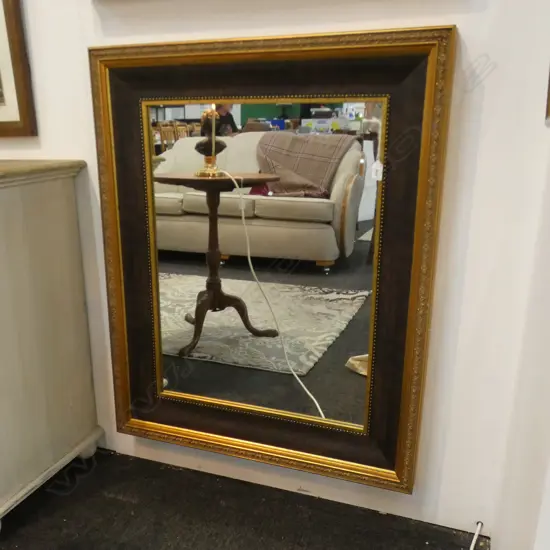 LG GILT HEAVY FRAMED WALL MIRROR 950 x 760MM