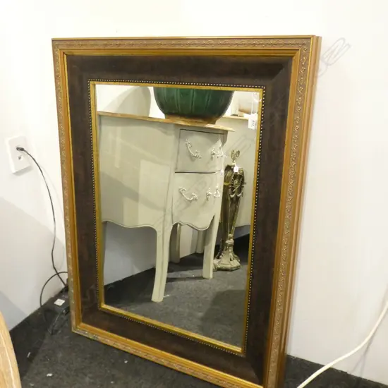LG GILT HEAVY FRAMED WALL MIRROR 950 x 760MM