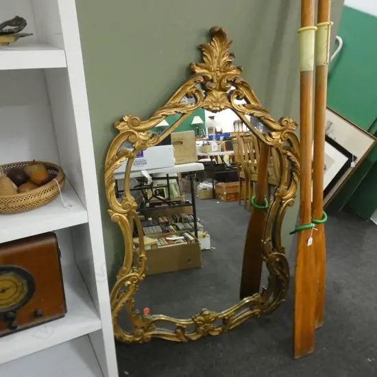 LARGE GILT FRENCH STYLE MIRROR 1320x850mm