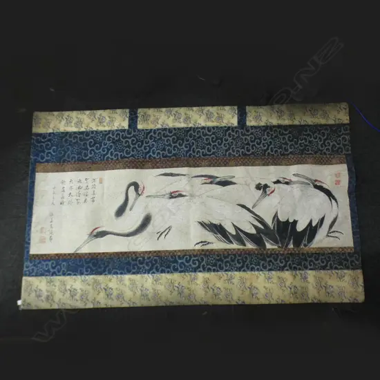 LG FLANDERS TAPESTRY 'CRANE BIRDS' - MADE IN BELGIUM 2100 X 1280MM