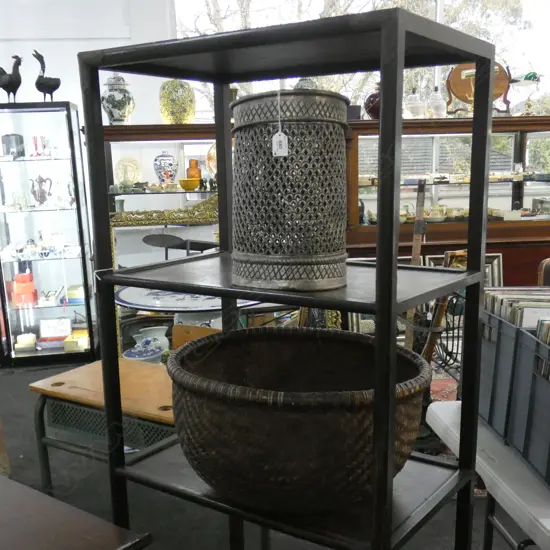 1 WOVEN BASKETS + BIN