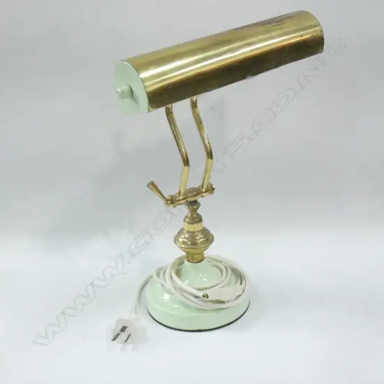 BANKERS LAMP (SOME PITTING) H.400mm