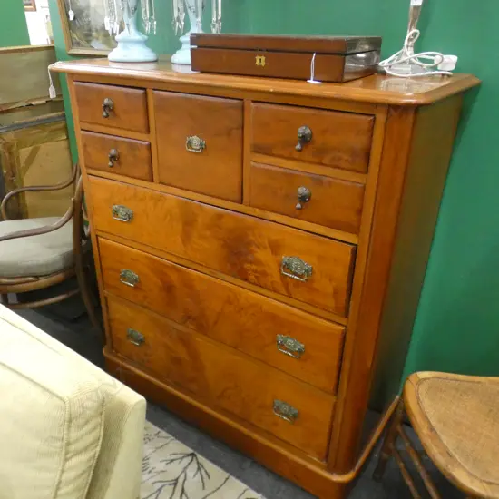 EDWARDIAN KAURI SCOTCH CHEST 1160x490x1225mm