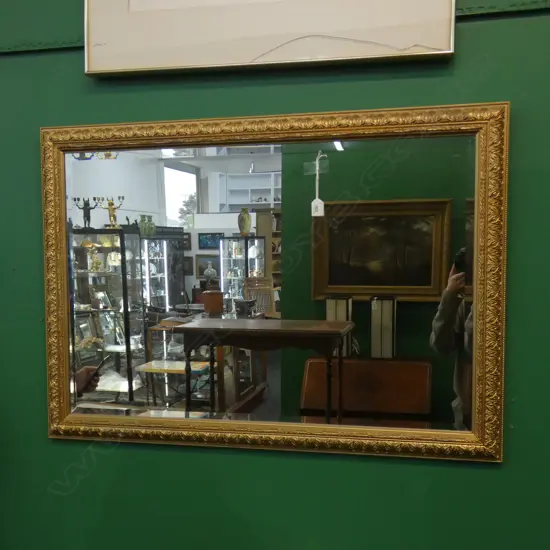 GOLD FRAMED MIRROR 1020x720mm