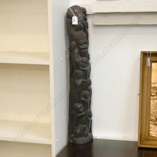 AFRICAN CARVED TOTEM H.620mm