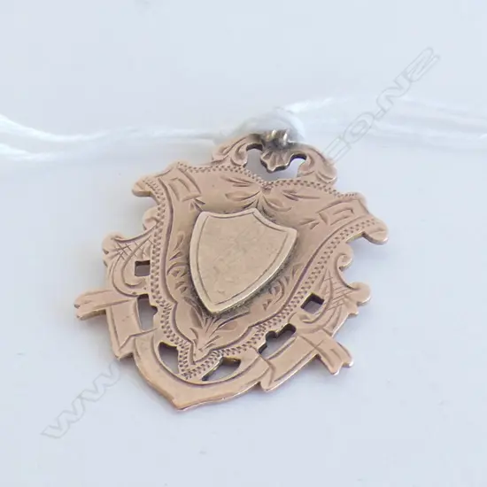 9CT ROSE GOLD FOB MEDAL 6.4 GRAMS