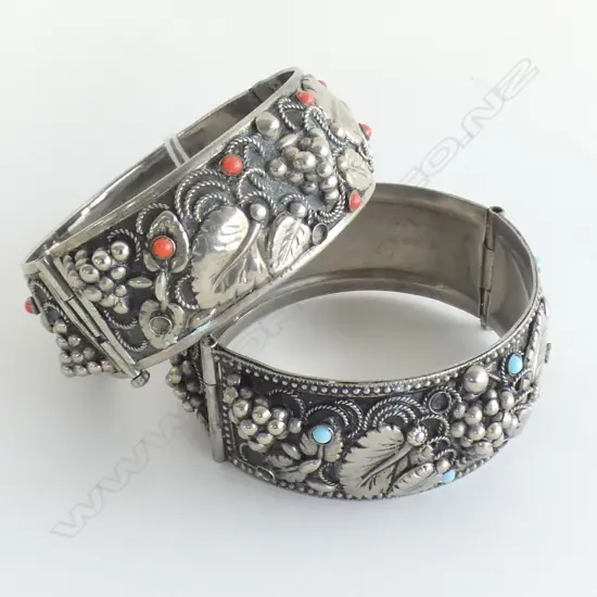 2 ITALIAN SILVER BRACELETS 92.5 GRAMS