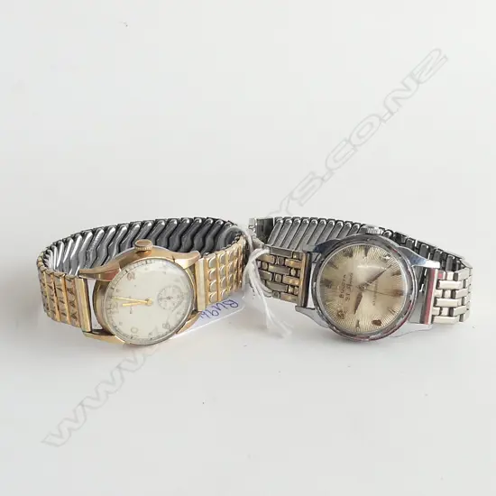 TWO BULOVA GENT'S WRIST WATCHES - GOING