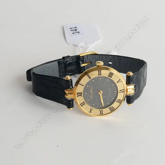 D'ANIEL LADIES WRISTWATCH SWISS MOVEMENT LEATHER STRAP