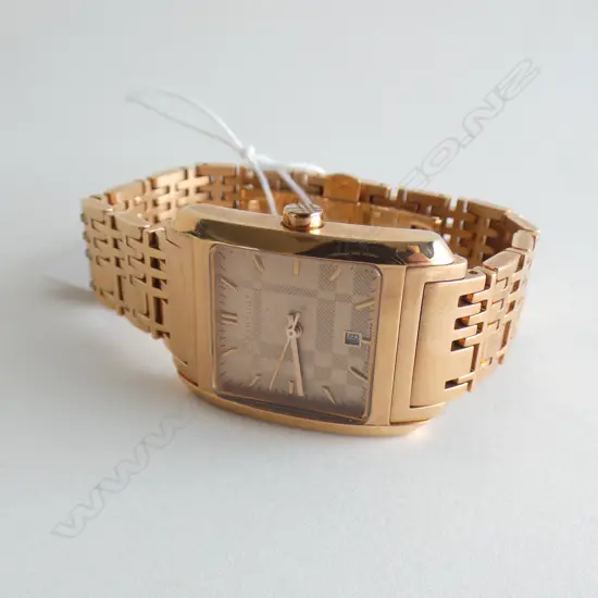 BURBERRY FASHION LADIES ROSE GOLD PLATED WRIST WATCH - GOING