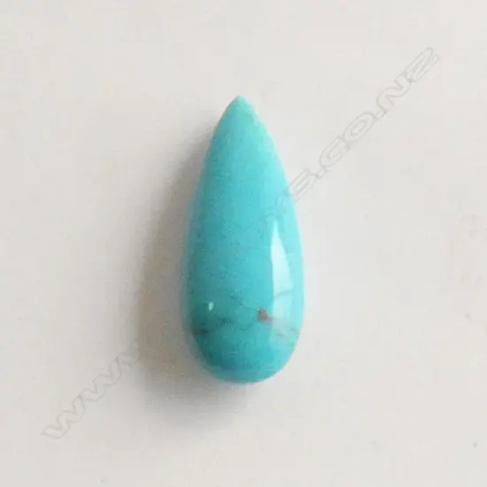 1 X TURQUOISE CAB PEAR SHAPE 21.28cts