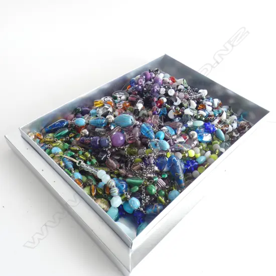 ASST. GLASS BEAD NECKLACES