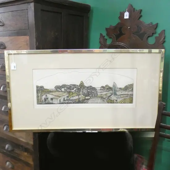 RUSSELL JACKSON 'BETHELLS, KINGFISHER & WOOL SHED' 35/100 1986 200x525mm