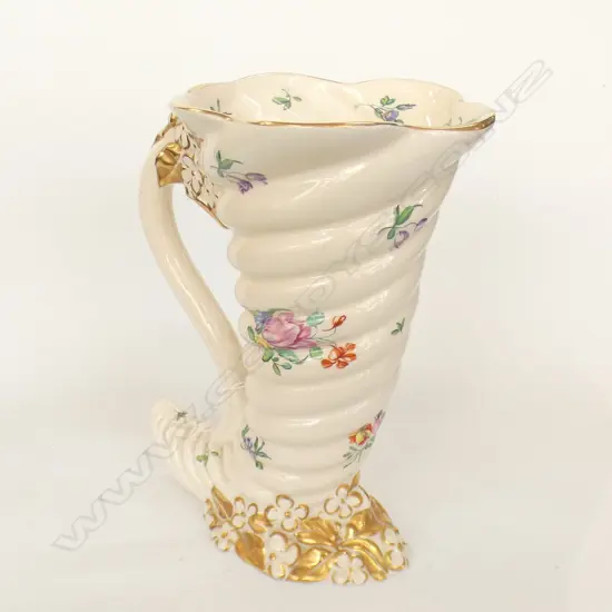 CLARICE CLIFF CORNICOPIA VASE - OLD BRISTOL PATTERN H 210 MM
