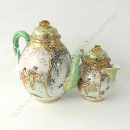 SATSUMA TEAPOT (H180MM) & MILK JUG